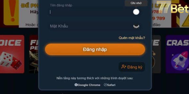 Các bước rút tiền 77bet